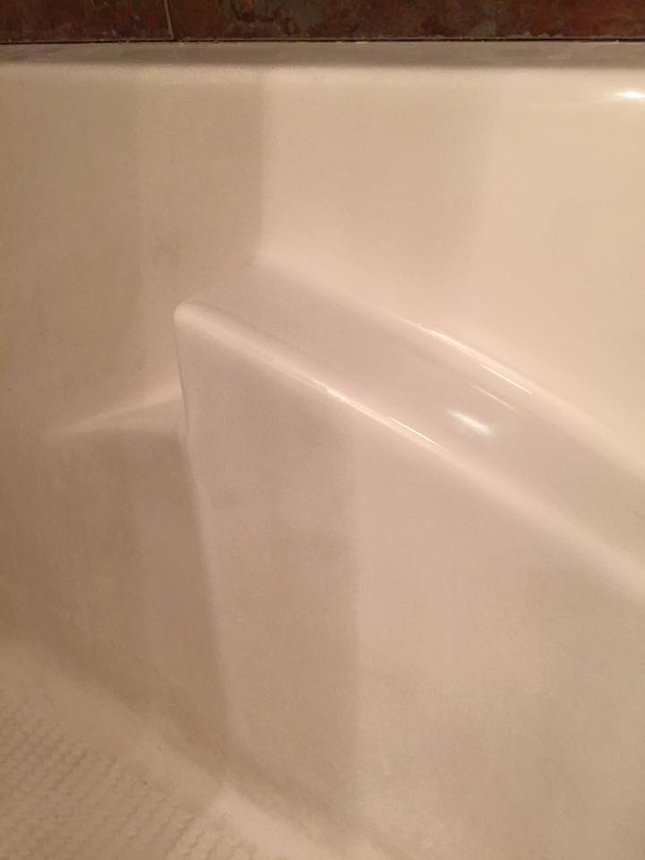 Fiberglass corner surface repair by Heritage Coatings