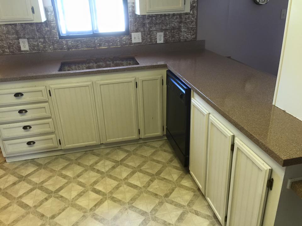 Faux Granite Countertop — after